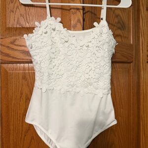 SHEIN White Lace Bodysuit